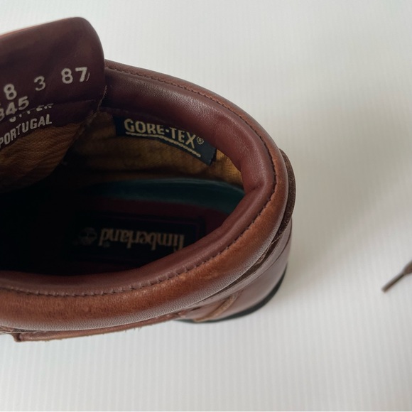 Timberland Leather Moccasin Chukka Brown Boots Women’s Sz 6 Waterproof Gore-tex - Picture 14 of 14